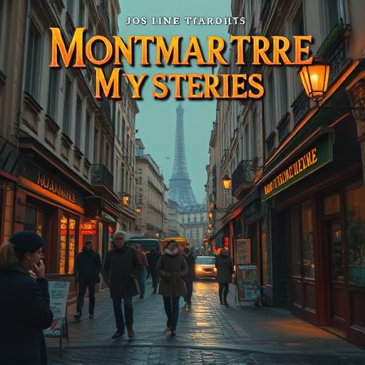 Affiche de la série télévisée Mystères à Montmartre